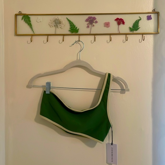 WeWoreWhat Tops - WeWoreWhat Contrast One-Shoulder Bra